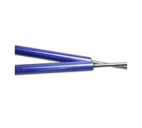 Para Toyota Para Belta África 2021-2025 Modificación Capó Delantero Amortiguadores Soportes Elevación Muelle Gas Vástago Pistón(Blue Carbon Fiber)