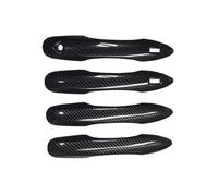 Para Toyota Para BZ4X Para Subaru Para Solterra 2022 Manijas De Puerta Exterior De Coche De Fibra De Carbono Cubierta Protectora ABS Maneta Exterior coche