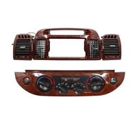Para Toyota Para Camry 5 2002 2003 2004 2005 2006 Fascia Auto Estéreo Panel CD DVD Accesorios Interiores Salida Ventilación Radio Tablero Ventilación Aire Acondicionado(Mahogany Color)