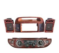 Para Toyota Para Camry 5 2002 2003 2004 2005 2006 Salida De Ventilación Para Radio Y Panel De Instrumentos Rejilla Aire Acondicionado(Brown 1 Set)