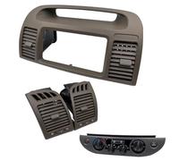 Para Toyota Para Camry 5 2002 2003 2004 2005 2006 Salida De Ventilación Para Radio Y Panel De Instrumentos Rejilla Aire Acondicionado(Grey 1 Set)