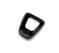 Para Toyota Para CHR 2024 2025 ABS Estilo Fibra Carbono Decoración Del Volante Coche Cubierta Adhesiva Marco Panel Embellecedor Coche Interior(ABS Carbon Fiber)