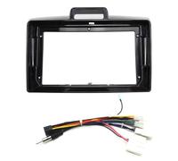 para Toyota para Corolla para AXIO 2/ para Fielder 3 E160 2012-2021 Kit Marco Radio Coche Instalación Estéreo Panel Tablero Fascia Embellecedor Bisel CFCKHPTHAZ(Fascia and Cable)