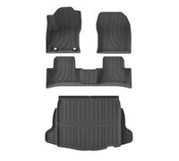 para Toyota para Corolla para Cross 22-24 Almohadilla para Maletero Juego Bandeja Sin Olor Volante A Izquierda Alfombrillas Suelo Alfombrilla Trasera Maletero(LHD 4P)