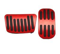 Para Toyota Para Corolla Para Cross XG10 2021-2025 Pedal De Coche Híbrido | Almohadilla De La Cubierta Del Pedal Del Freno Del Acelerador(AT 2pcs Red)