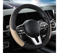 para Toyota para Corolla para Turismo para Deportes Serie 210 Banda elástica sin Cubierta Protectora Interior Funda para Volante de Cuero Funda para Volante(Beige Style)