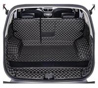 para Toyota para Crown para Kluger 7 Plazas Esteras para Maletero Coche Personalizadas Alfombrillas para Botas Cuero Personalizados Protector Maletero Coche(Black Beige B)