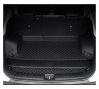 para Toyota para Crown para Kluger 7 Plazas Esteras para Maletero Coche Personalizadas Alfombrillas para Botas Cuero Personalizados Protector Maletero Coche(Black A)