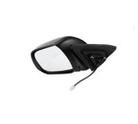 Para Toyota Para Highlander Vidrio Espejo Sin Calefacción Puerta Lado Conductor Conjunto Retrovisor Lateral Espejo Retrovisor Completo(Left Gloss Black)