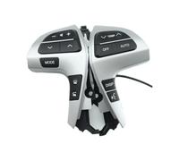 Para TOYOTA Para HILUX multifunción interruptor volante | Interruptor de botón de control de audio del volante automático(High Silver Black)