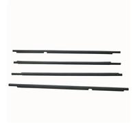Para Toyota Para Land Cruiser Serie LC100 Para LX470 1998-2007 4 Unidades Tira selladora de goma para ventana exterior Sello puerta Moldura ATGCBCAUF(Black)