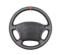 Para Toyota Para Land Para Cruiser Para Prado 120 2004 2005-2009 Para Land Para Cruiser 1995 Funda Cuero Para Volante Coche Cosida A Mano Volante Transpirable Cubierta(Black Thread)