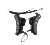 Para Toyota para Land para Cruiser Prado 120 2004-2009 75B037 Botones control volante coche multifunción Botones de estilo de interruptor Control Crucero Botones(Low-Black)