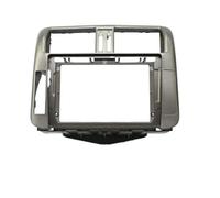 para Toyota para Prado 2010-2014 9 Pulgadas Tablero De Coche Marco Coche Interior Decorativo DVD Reproductor Panel Fascia Marco Marco de Radio