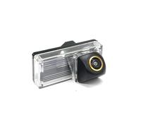 para Toyota para Prius 2004 2005 2006 2007 2008 2009 2010 Coche CCD Visión Nocturna Cámara para Matrícula Lente Ojo De Pez Dorado Trasero Cámara Marcha Atrás(Golden CAM Relay)