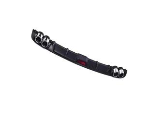 para Toyota para Prius 2012-2016: Accesorios De Difusor Trasero, Labios De Parachoques, Splitter, Alerón Y Embellecedor De Escape(Matte Black)