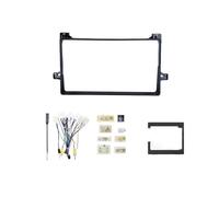 para Toyota para Prius 2016-2022 2 DIN Unidad Cabeza Reproductor Radio Coche Panel Fascia Marco Carcasa Android Estéreo MP5 Arnés Cable Fascia del Panel de Radio(Frame Canbus Cable A)