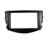 Para Toyota Para RAV4 2006 2007 2008 2009 2010 2011 2012 2 Din Accesorios Panel Radio Estéreo Pegatinas Marco Fascia Panel instrumentos automotrices