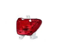 para Toyota para RAV4 2006-2012 1/2 Piezas Parachoques Trasero Luz Antiniebla Lámpara Trasera Cubierta Lente Carcasa Roja Izquierda Derecha(Right Side)