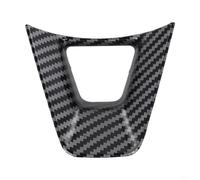 Para Toyota para RAV4 2019 2024 Volante de coche tipo U Panel Trim en material ABS con textura de fibra de carbono para mejora interior (fibra de carbono)