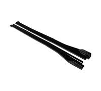 para Toyota para Reiz para Mark X 2010-2019 Extensiones Faldones Laterales Parachoques Puerta Divisores Labios Winglet ABS Scratch Separador Faldón Lateral Automóvil(Gloss Black)