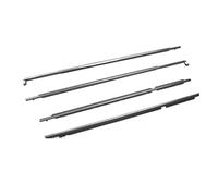 Para Toyota Para Vehículo Para Corolla 1997-2002 75710-02050 4 Piezas Moldura De Ventana Puerta Exterior Coche Burlete Correa Sellado Burlete Ventanas Coche