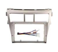 para Toyota para Vios 2007-2012, Unidad Principal 2 DIN, Kit De Marco para Radio Estéreo, Panel De Instrumentos, Embellecedor, Placa Frontal. Marco Radio de Coche(Frame an Cord-A 1)