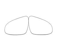 Para Toyota Para YARIS 2012-2019 Lente Retrovisor Cristal Espejo Calefactable Lateral Transmisión Delantera 87931-0DB01 87931-0DA91 Cristal Retrovisor Exterior(A pair)