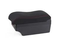 Para Toyota Para Yaris Híbrido 2015-2021 Caja De Reposabrazos Caja De Reposabrazos De Coche Cenicero Recargable USB Multifunción Dedicado(A3-black red 7 usb)