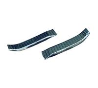 para Toyota para Yaris para Cross 2020 2021 2022 2023 2024 Parachoques Trasero Umbral Maletero Placa Pie Cubierta Protectora Molduras Protector Parachoques Tresero(Canbon Fiber Black)