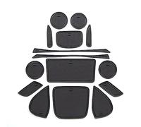 Para Toyota Para Yaris Para Cruzar 2020 2021 Alfombrilla Antideslizante Para Puerta Con Ranura Para De Goma Para(BLACK)