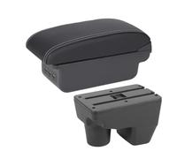 Para Toyota Para Yaris Para Elegante GR 2021 2022 2023 2024 2025 Caja De Almacenamiento Para Reposabrazos De Coche(B3 Black white 3USB)