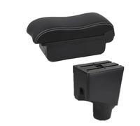 Para Toyota Para Yaris Para Híbrido 2015 2016-2023 Caja Reposabrazos Caja Almacenamiento Reposabrazos Coche Piezas Reequipamiento Interior Con USB GNITRIMS(A7 No USB)