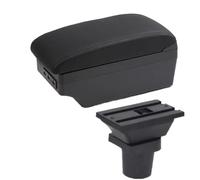 Para Toyota Para Yaris Para Vitz Hatchback 1998 1999-2005 Compartimento Reposabrazos Para Coche Caja Almacenamiento Central Accesorios Interiores BLNETU(C2 black line 7USB)