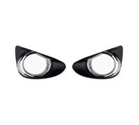 Para Toyota Para Yaris Para Vitz Hatchback 2013 2014 Cubierta De Luz Antiniebla Marco De Cuchillas Cubiertas Bisel Moldura De Luz Antiniebla LIANGYIMEI(A Left and Right)