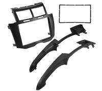 para Toyota para Yaris para Vitz para Platz 2005-2011 Embellecedor para Radio De Coche Panel De Instrumentos 2 DIN Marco para DVD Instalación POMPOMPUR