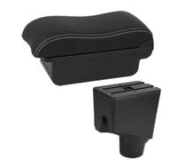 Para Toyota Para Yaris Para Yaris Híbrido 2015 2016-2021 Compartimento Reposabrazos Para Coche Caja Almacenamiento Piezas Reequipamiento Interior CFCPKOYOZD(B white line 3USB)