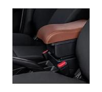 Para Toyota Para Yaris Para Yaris Híbrido 2015-2021 Compartimento Reposabrazos Para Coche Piezas Reequipamiento Detalles Interiores Caja Almacenamiento CFCPKOYOZD(A brown No USB)