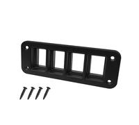 Para Toyota RAV4 Interruptor Doble Pulsación Naranja Luz Blanca 12V Botón Coche Pulsador Momentáneo Interruptor Maletero (Housing-4 Hole)