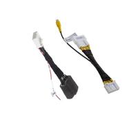 para Toyota RAV4 para Camry para Corolla para Prado para Avalon para CHR 2019+Cable 28/30Pines Adaptador Cámara Marcha Atrás Sin Daños Cámara Web Marcha Atrás Automóvil(C28DN-C30D)
