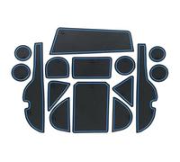para Toyota RAV4 RAV 4 2013 2014 2015 2016 2017 2018 Alfombrilla Antideslizante Posavasos Goma para Ranura Puerta Alfombrilla Antideslizante Ranura Puerta(BLU)