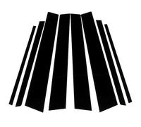 Para Toyota RAV4 XA30 2006 2007 2008 2009 2010 2011 2012 8 Piezas De Pegatinas Negras Para Molduras Laterales Puertas Y Postes Ventanilla Coche