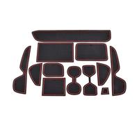 para Toyota RAV4 XA50 RAV 4 2019 2020 Alfombrilla Goma Antideslizante para Ranura Puerta Estilo Interior Coche Posavasos Alfombrilla Antideslizante Ranura Puerta(R-Red)