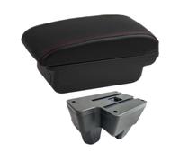 Para Toyota Yaris Para Yaris Elegant GR 2020-2025 Compartimento De Reposabrazos Para Coche Caja De Almacenamiento Para Automóvil Piezas Interiores(A1 red line No USB)