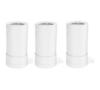 Para TP Link Deco BE65 / BE85 / BE95 Sistema de malla WiFi 7 Sistema de soporte de pared simple y robusto soporte de pared TP Link Deco BE65 / BE85 / BE95 soporte con gestión de cables (blanco, 3