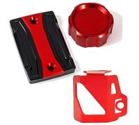 Para TRACER 900GT 7/GT 700GT Para MT09 Para MT07 Protector De La Tapa Del Cilindro Delantero Y Trasero Tapa Del Depósito De Líquido De Freno POMPOMPUR(3pcs-Red)