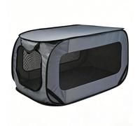 Para transporte de gatos grande - Para perros plegable 90 x 52 x 52 cm, para mascotas | Estructura reforzada tejido transpirable interiores seguros ligero fácil de montar diseño espacioso uso V