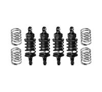 Para Traxxas Gt 4-Tec Drift Para Mustang Aleación Delantera Trasera Llenada Aceite Para Super Amortiguadores Piezas Actualización Piezas Amortiguador RC(Black)