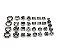 Para Traxxas Para E-Revo 2.0 Para VXL 1/10 Kit Completo Rodamientos Preengrasados sellados Negros 33 Piezas Coches RC Versión Brushless Maquetas Rodamientos Rc