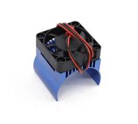 Para Traxxas Para E-Revo Para E-maxx Para Summit Para Arrma Para Kraton Para Talion Para Typhon 1/10 1/8 Ventilador Refrigeración Motor Disipador Calor Coche RC RC Mejoras(Blue)
